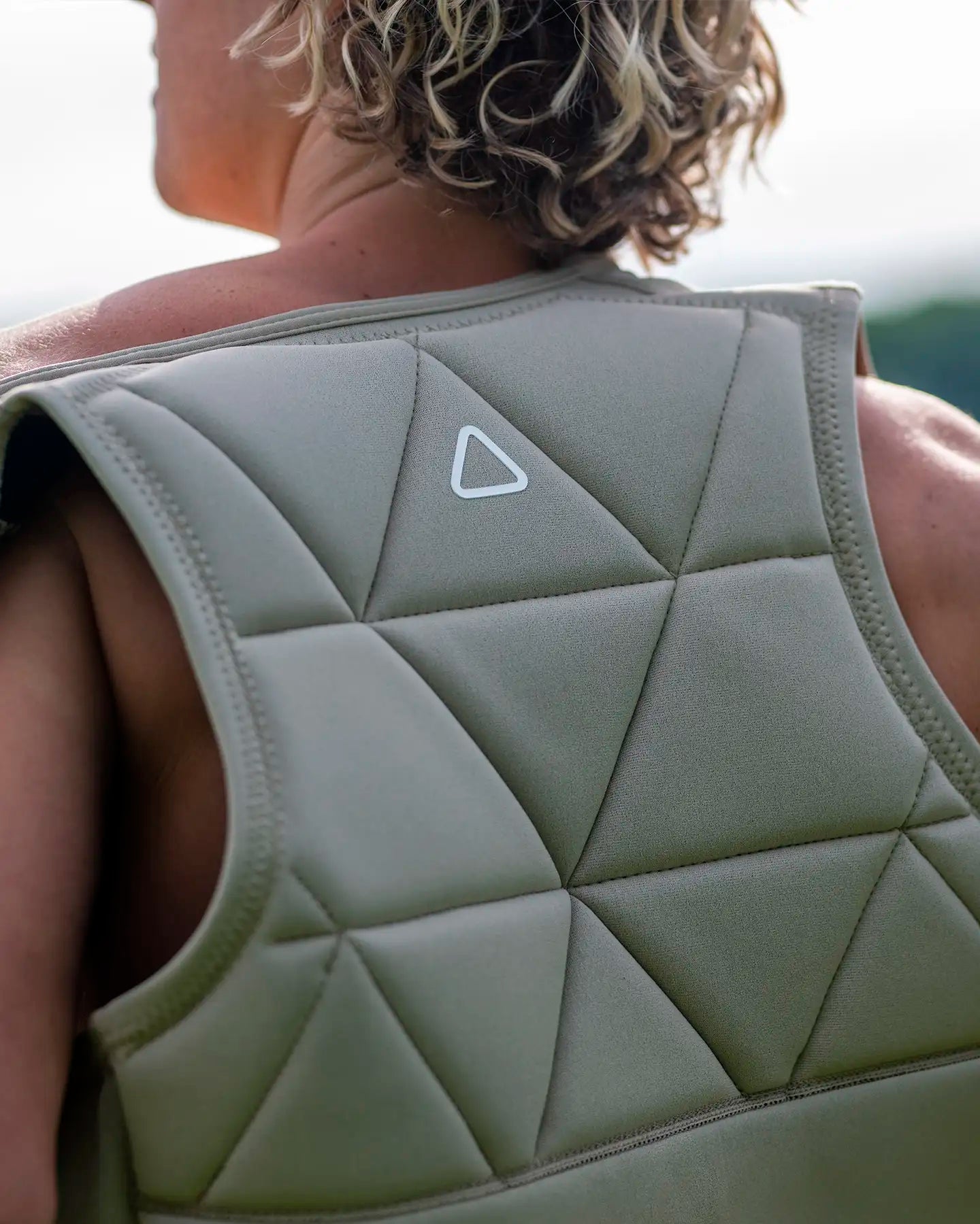 Follow Love nor Money Mens Impact Vest - Khaki Lifestyle 4