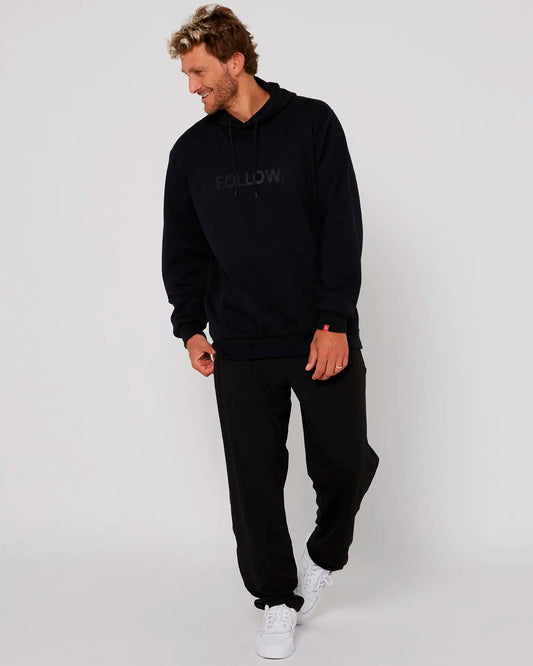 Follow Logo Hoody - Black Font